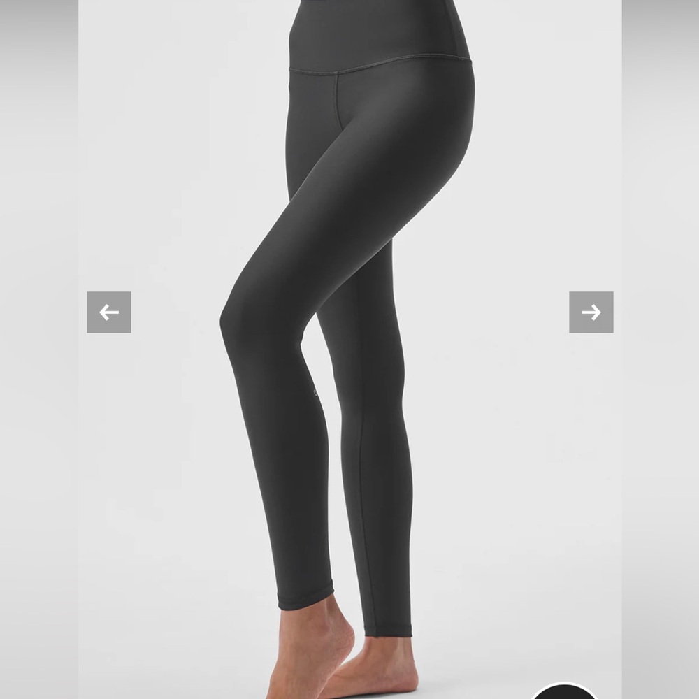 NWT Alo 7/8 High-Waist Airlift Legging in anthracite